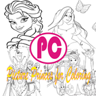 Picture Princes For Coloring icône