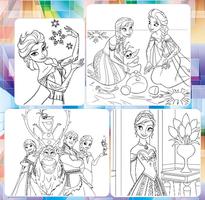 Picture Princes For Coloring скриншот 1
