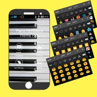 پوستر Piano Keyboard Theme PRO