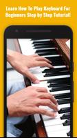 Piano Keyboard Lessons Plakat