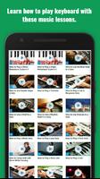 Piano Keyboard Lessons imagem de tela 1