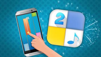 Piano tap 2 : music tiles game Affiche
