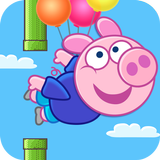 Flappy Pig - Free For Kids icône
