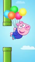 Flappy Pig - Free For Kids Affiche