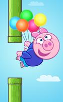 Flappy Pig - Free For Kids capture d'écran 2