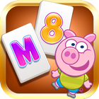 Mahjong for kids - Piggy Free icône