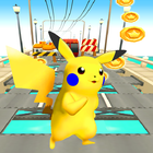 Running Pikachu Subway  City آئیکن