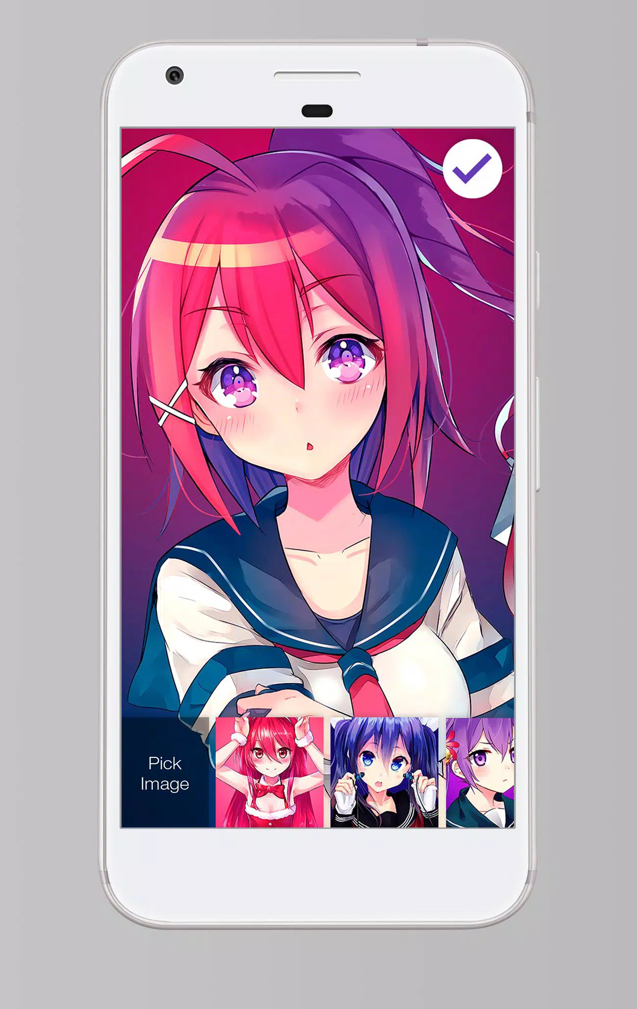 Cute Girl Anime Wallpaper Pink Dream Lock Screen Apk For Android Download