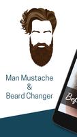 Man Mustache Hair Changer Poster