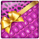 Pink Cheetah Keypad Themes icône