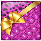 Pink Cheetah Keypad Themes ikona