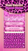 Pink Cheetah Keypad Themes Poster