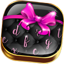 Pink Bowknot Keyboard Theme APK