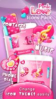 Pink Love Icons Pack capture d'écran 1
