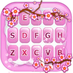 花のテーマキーボード