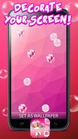 Pink Bubble Live Wallpaper 스크린샷 2