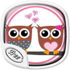 Rosa OWL Hintergrundbild Zeichen