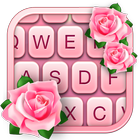 Pink Rose Keyboard ไอคอน