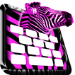Pink Zebra Keyboard
