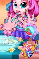 Pinkie Pie Nails Manicure Salon-poster
