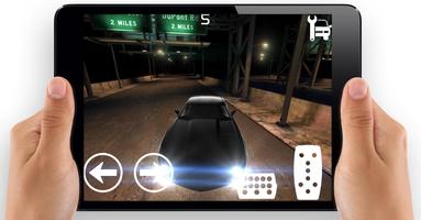 Drift 3D vraie voiture Nuit capture d'écran 3