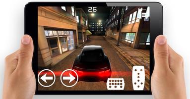 3D Real Car Night Drift Screenshot 1