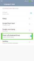 Pirate Luffy Keyboard Emoji スクリーンショット 2
