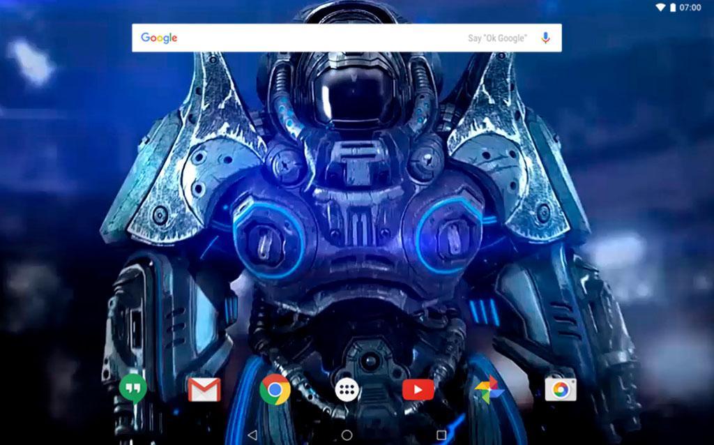 Android 用の 残酷なロボットライブ壁紙 Apk をダウンロード