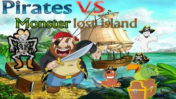 Pirates vs Monster lost island Affiche