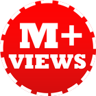 Million Views - Get YouTube Views, Likes, Subs icône