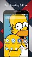 Homer Simson Wallpaper HD پوسٹر