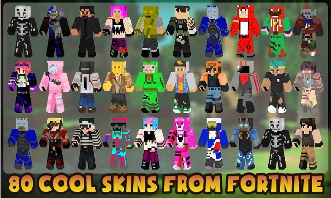 Fortnite Skins And Map For Minecraft Dlya Android Skachat Apk - fortnite skins and map for minecraft poster