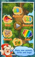 教育兒童遊戲教育 字母表美麗的森林和美麗的動物 截圖 1
