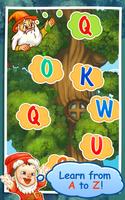 教育兒童遊戲教育 字母表美麗的森林和美麗的動物 截圖 2