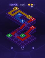 Flow Dots : Cyber Lines 3D captura de pantalla 3