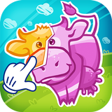 Kid's puzzle Farm games-icoon