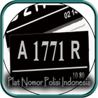 Plat Nomor Polisi Indonesia-icoon