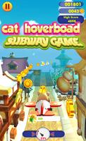 cat hoverboard subway games-poster