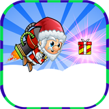 Jetpack Santa Claus Christmas icône