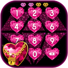 آیکون‌ Pink Diamond Heart Lock Screen