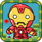 iroN Blocky Jumping man Kids Game 图标