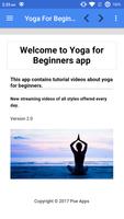 Yoga For Beginners poster