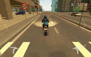 Police Motorbike: City Patrol Driving Simulator 3D Affiche