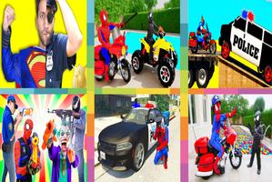 Poster Toys Police Spider for Kids