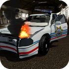 Police Car Destruction 3D Zeichen