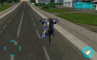 Robot Cop : City Wolf Helicopter Police Transform syot layar 1