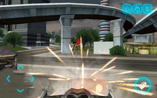 Robot Cop : City Wolf Helicopter Police Transform screenshot 2