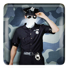 警察官の制服写真編集アプリ アイコン