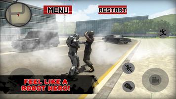 Police Superhero Robot Pro imagem de tela 1