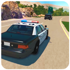 Police vs Terrorist : City Escape Car Driving Game icône